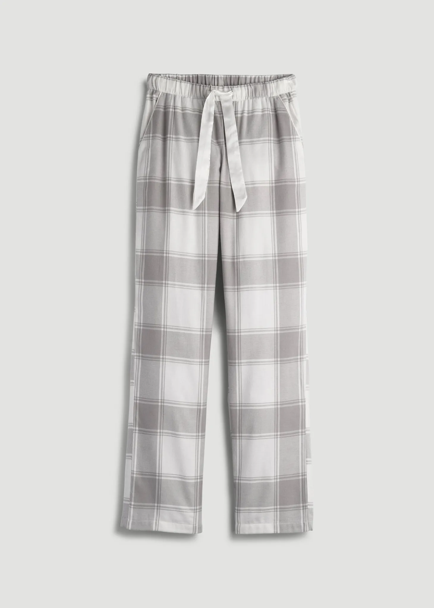 Tie-Waist Flannel Pajama Pants for Tall Women