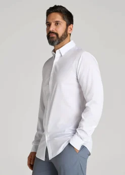 Traveler Stretch Dress Shirt for Tall Men