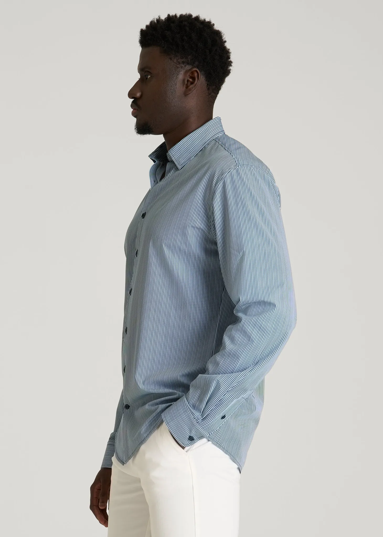 Traveler Stretch Dress Shirt for Tall Men