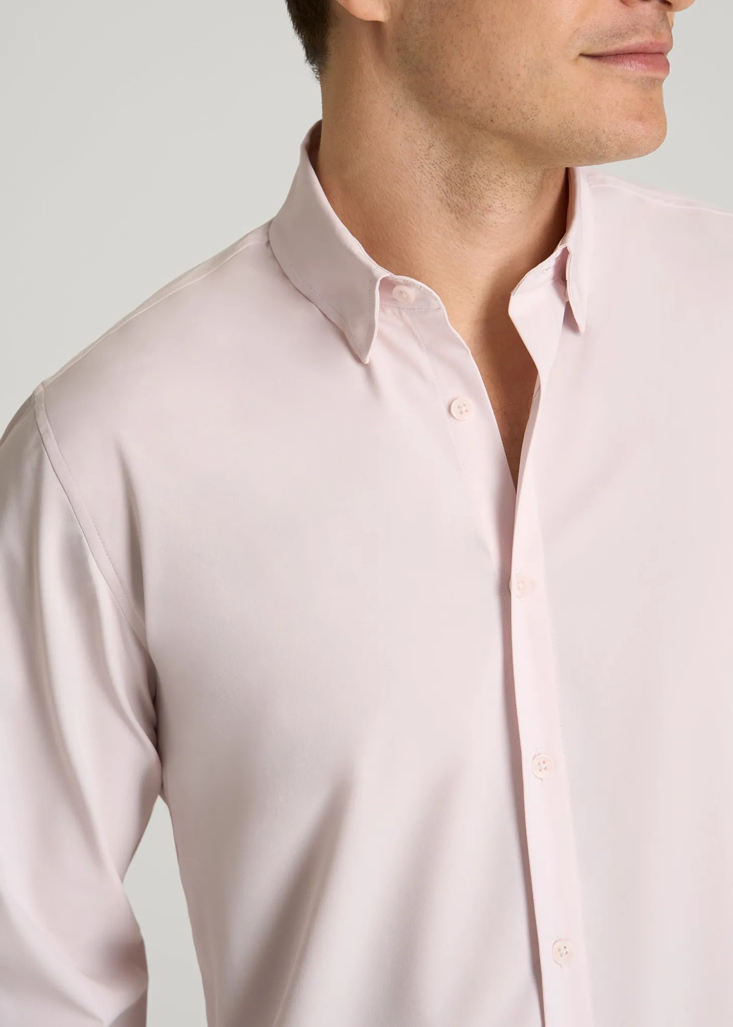 Traveler Stretch Dress Shirt for Tall Men