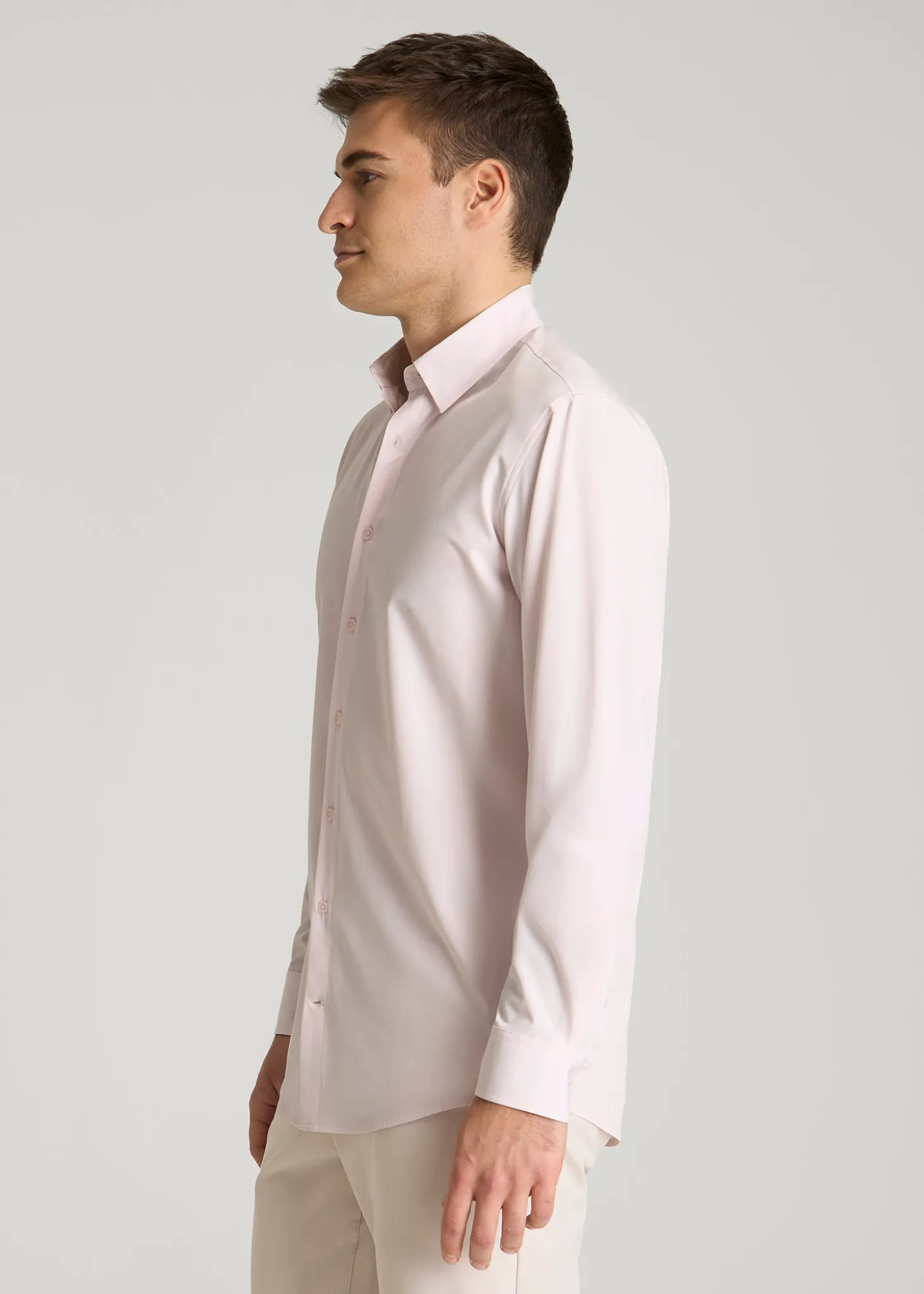 Traveler Stretch Dress Shirt for Tall Men