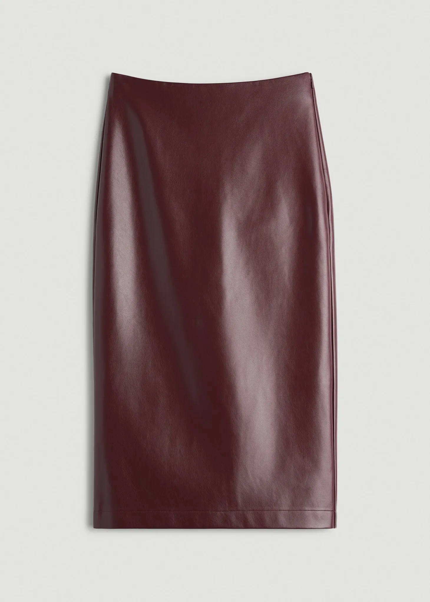 True Touch Leather Pencil Skirt for Tall Women
