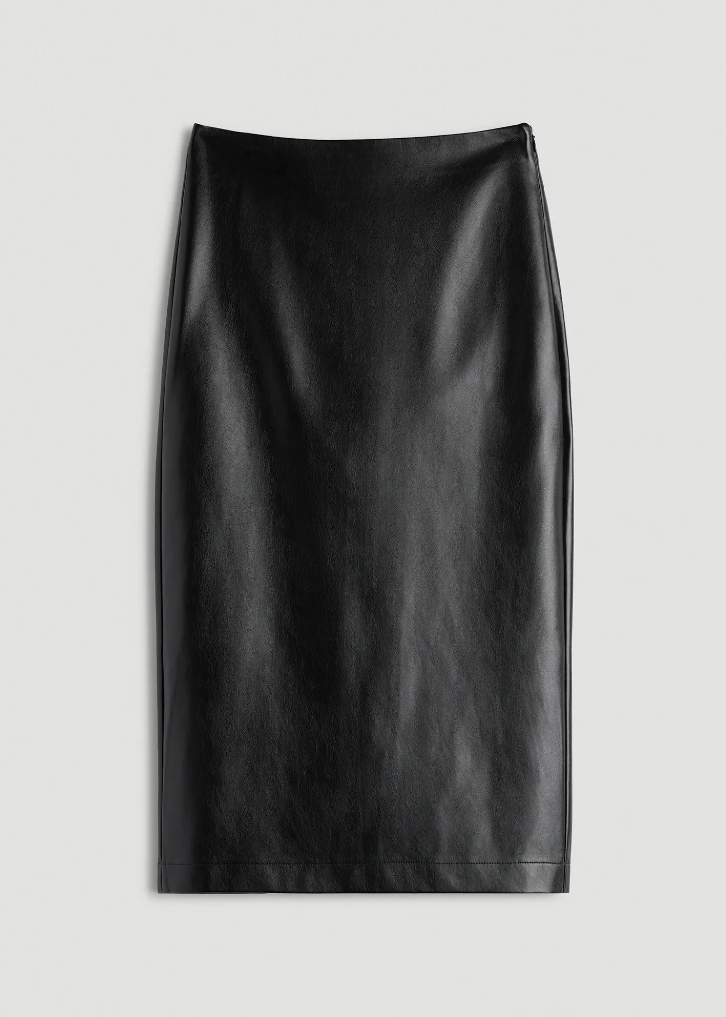 True Touch Leather Pencil Skirt for Tall Women