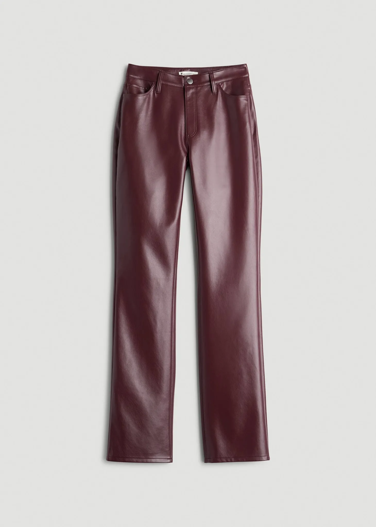 True Touch Leather Straight Leg Pants for Tall Women