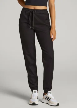 Twill Jogger Pants for Tall Women