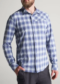 Ultra Lightweight Snap-Front Shirt for Tall Men