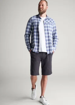 Ultra Lightweight Snap-Front Shirt for Tall Men