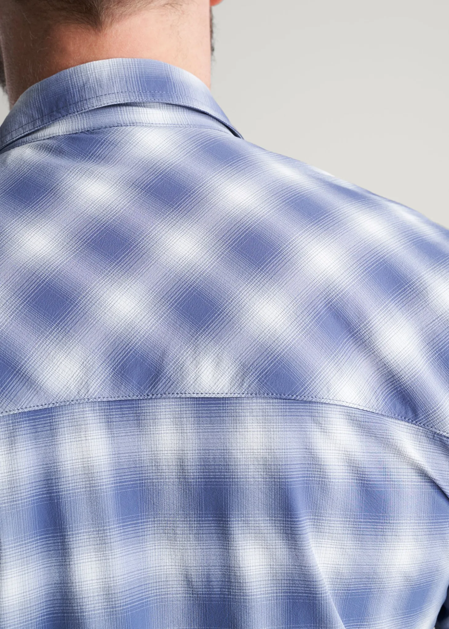 Ultra Lightweight Snap-Front Shirt for Tall Men