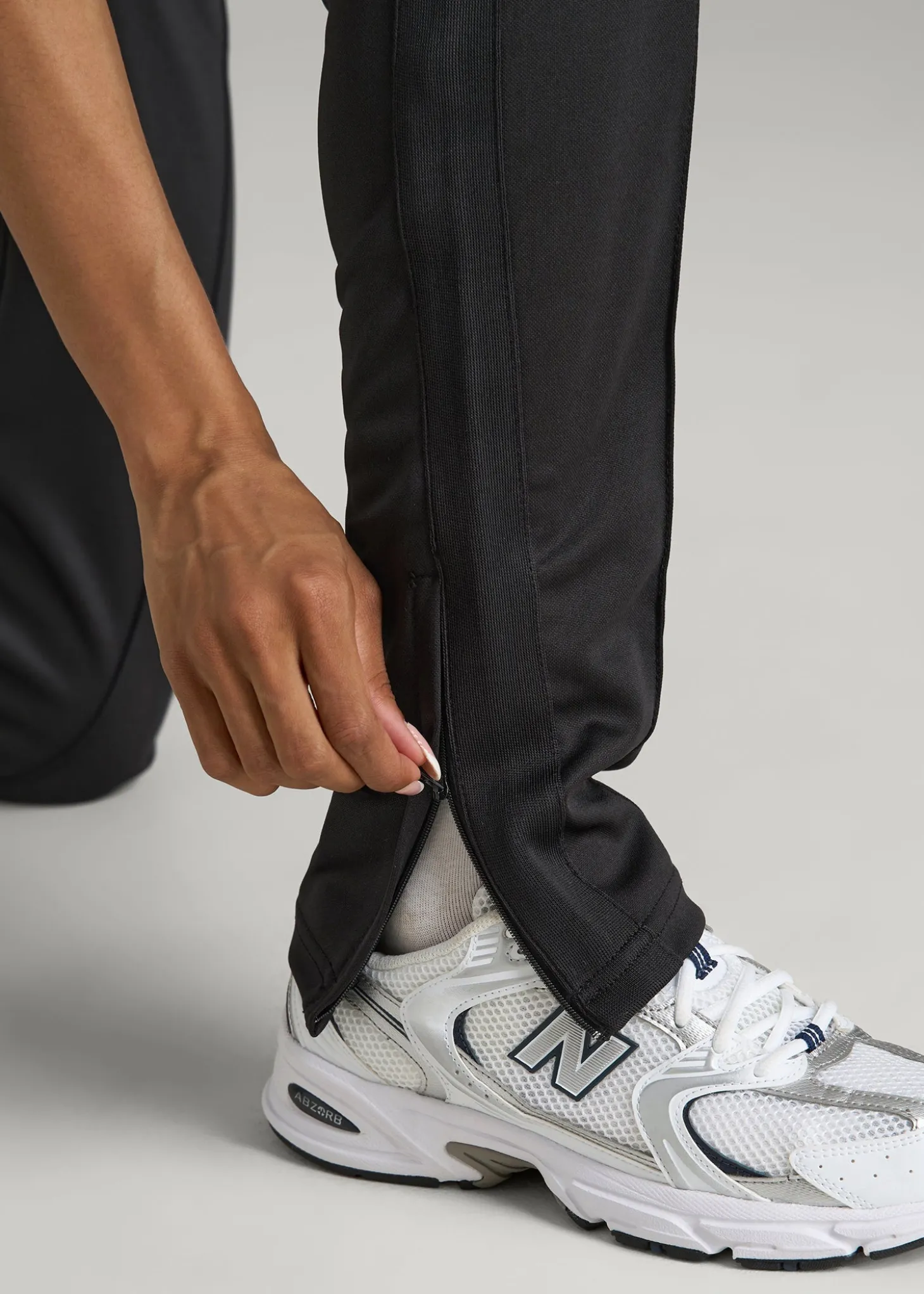 Ultra Lightweight Tricot Athletic Stripe Pants for Tall Women