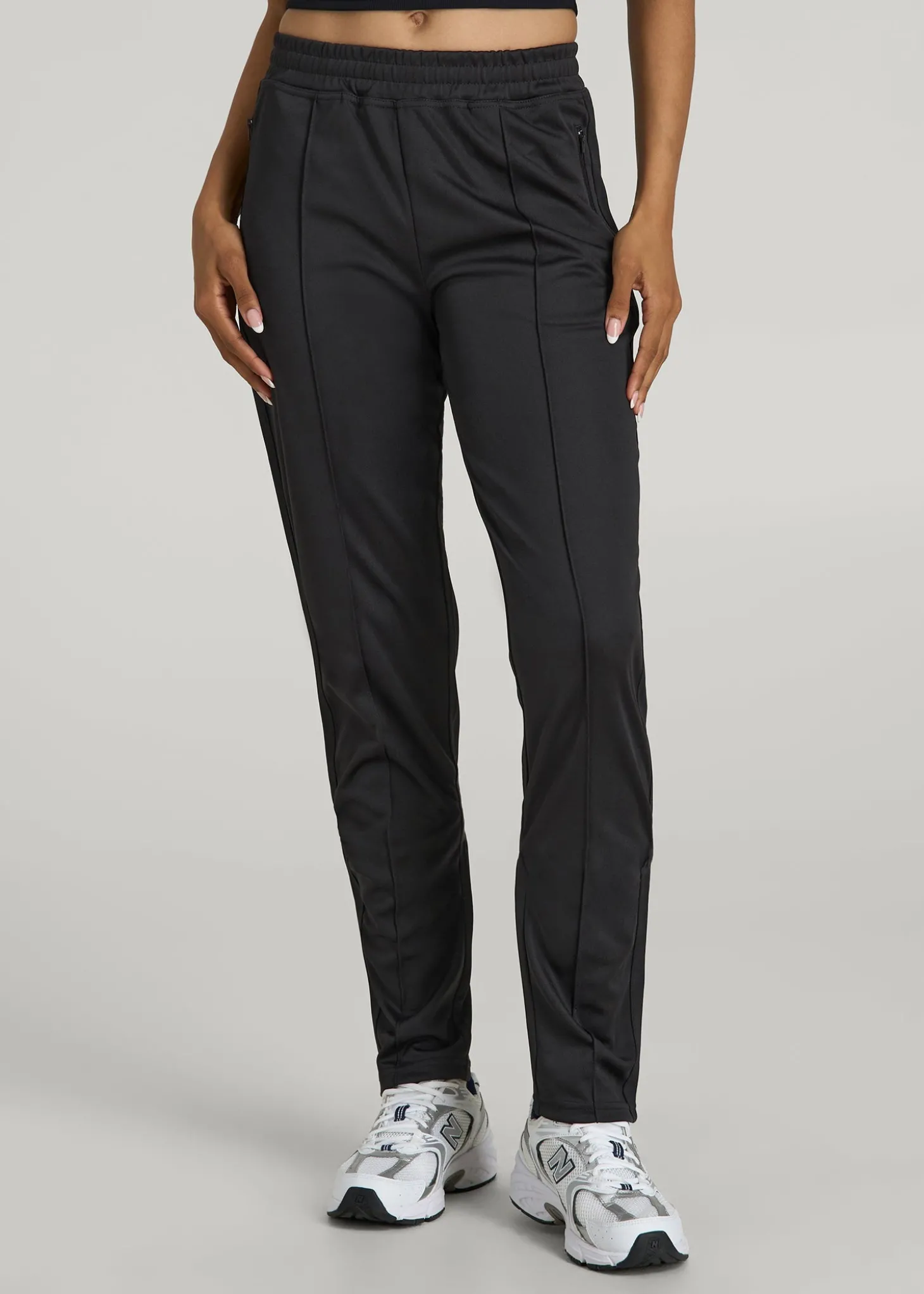 Ultra Lightweight Tricot Athletic Stripe Pants for Tall Women
