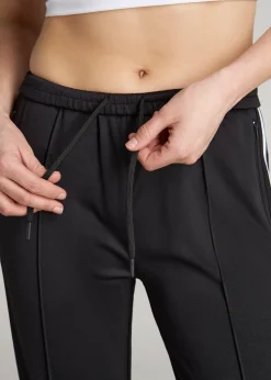 Ultra Lightweight Tricot Athletic Stripe Pants for Tall Women