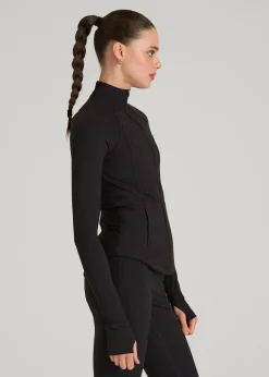 Ultra Soft Athletic Zip Up Jacket for Tall Women