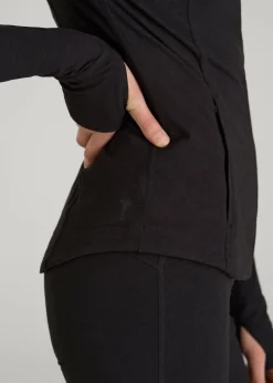 Ultra Soft Athletic Zip Up Jacket for Tall Women