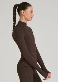 Ultra Soft Athletic Zip Up Jacket for Tall Women