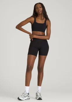 Ultra Soft High Rise Bike Shorts for Tall Women