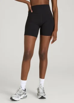 Ultra Soft High Rise Bike Shorts for Tall Women