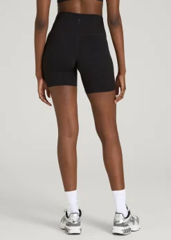 Ultra Soft High Rise Bike Shorts for Tall Women