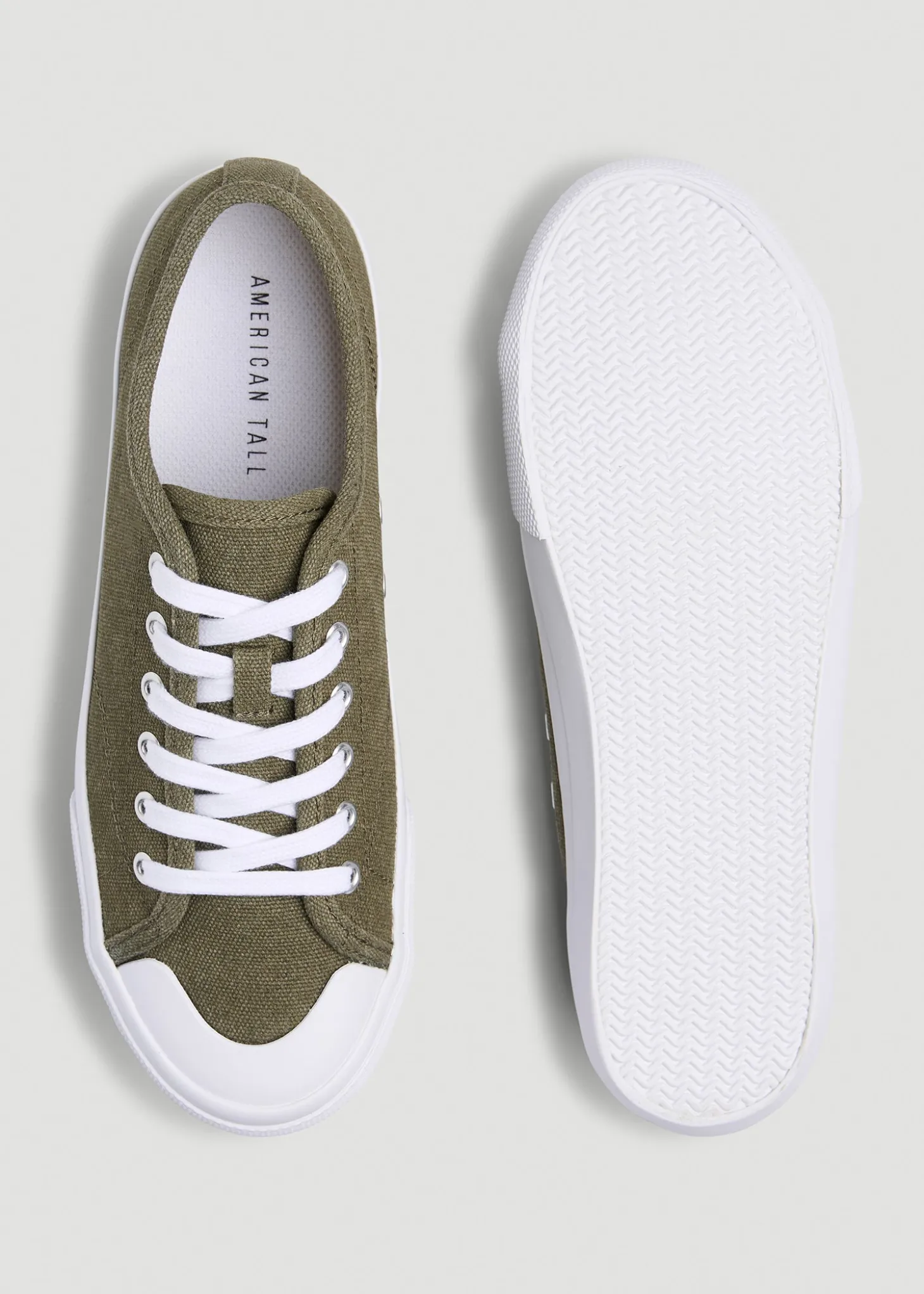 Vulcanized Canvas Sneaker for Tall Women