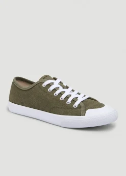 Vulcanized Canvas Sneaker for Tall Women