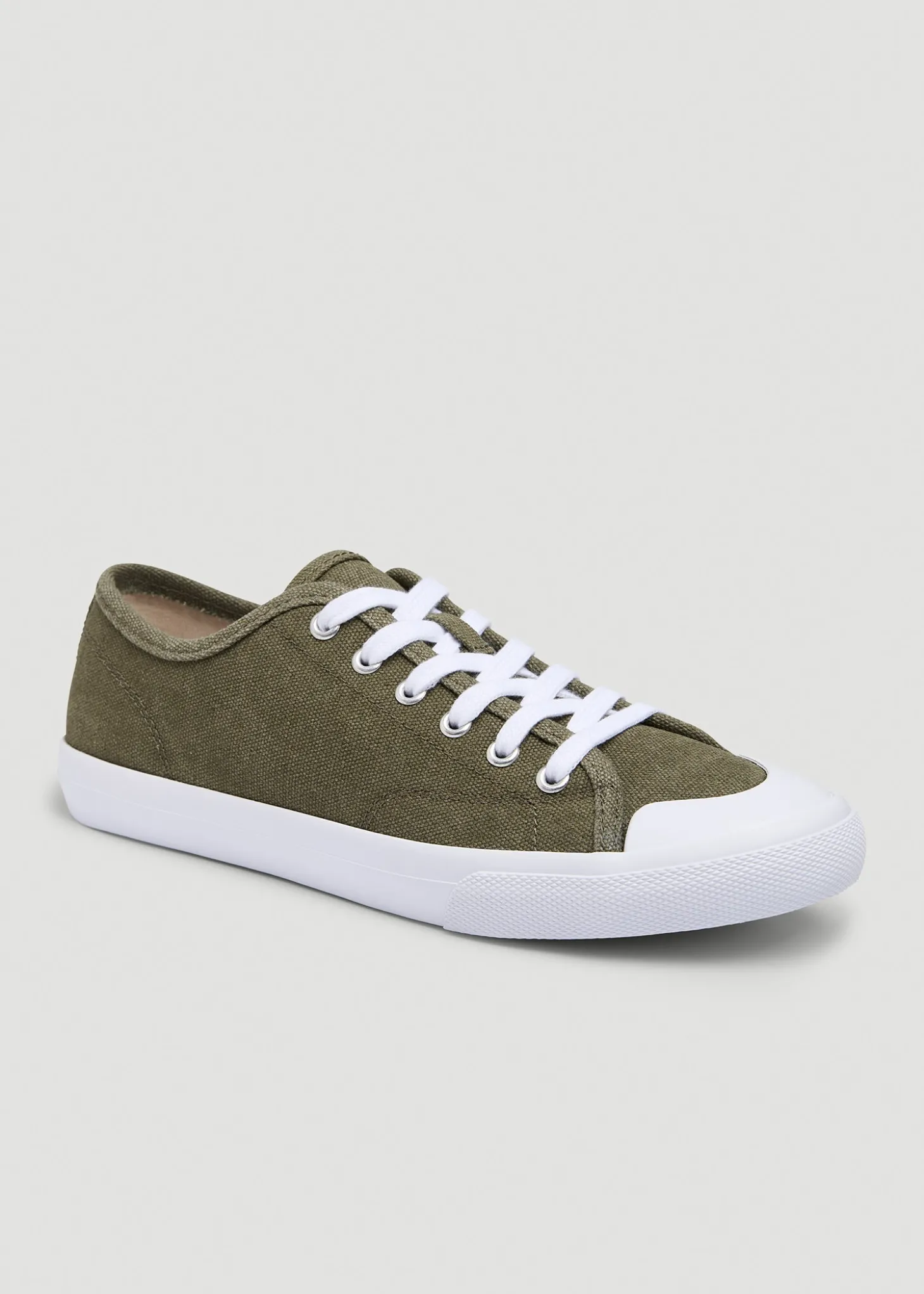 Vulcanized Canvas Sneaker for Tall Women
