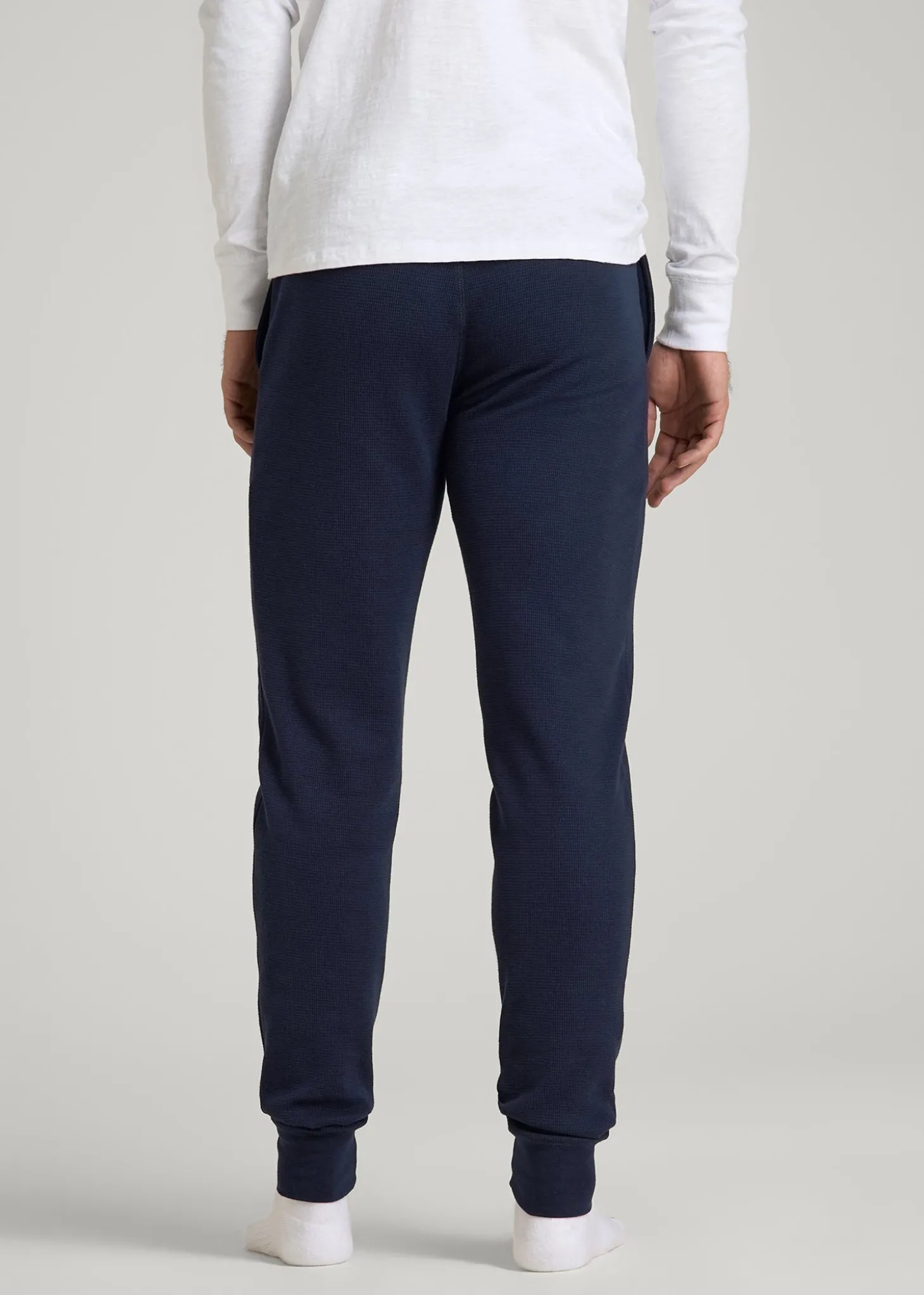 Waffle-Knit Lounge Jogger for Tall Men