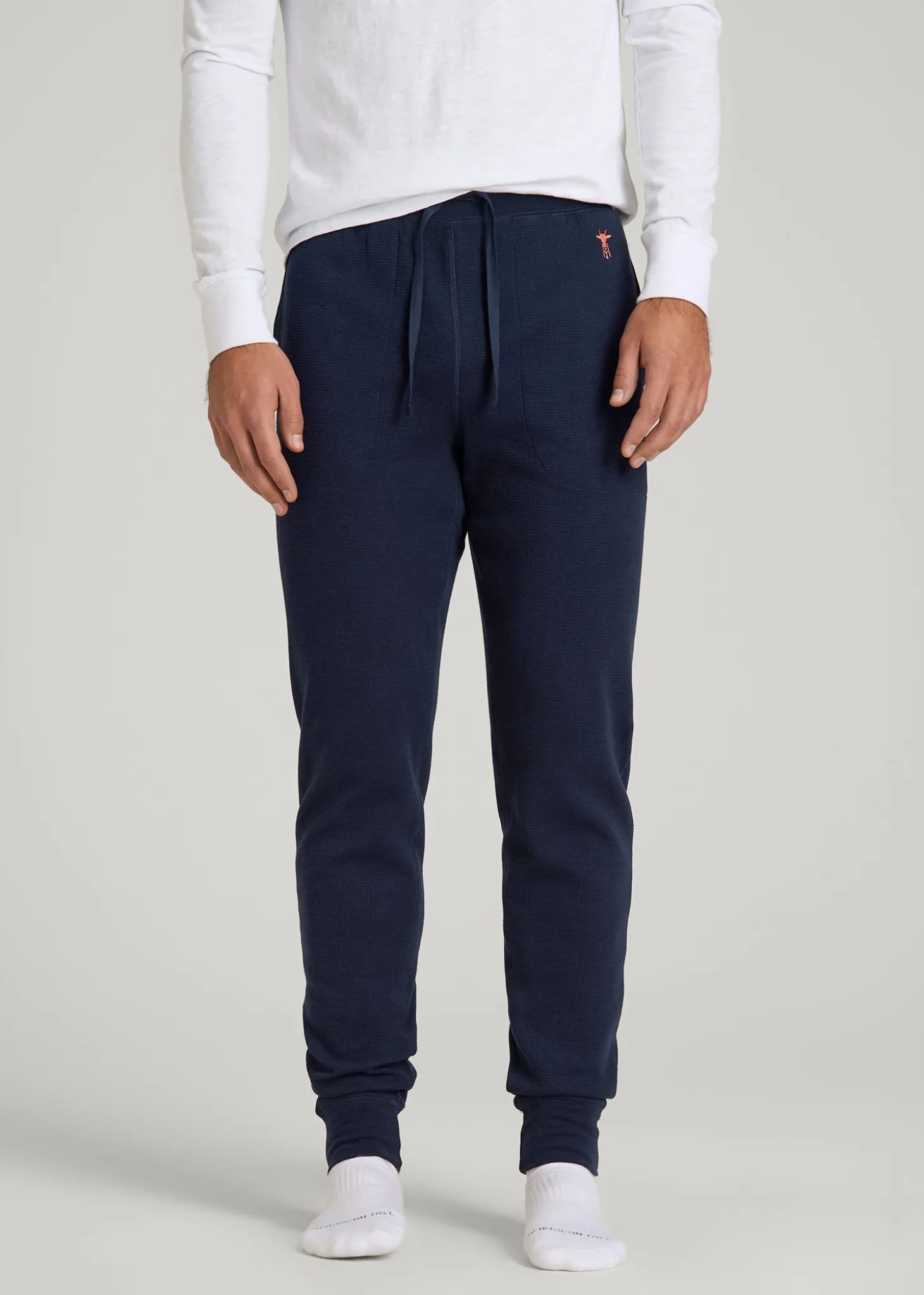 Waffle-Knit Lounge Jogger for Tall Men