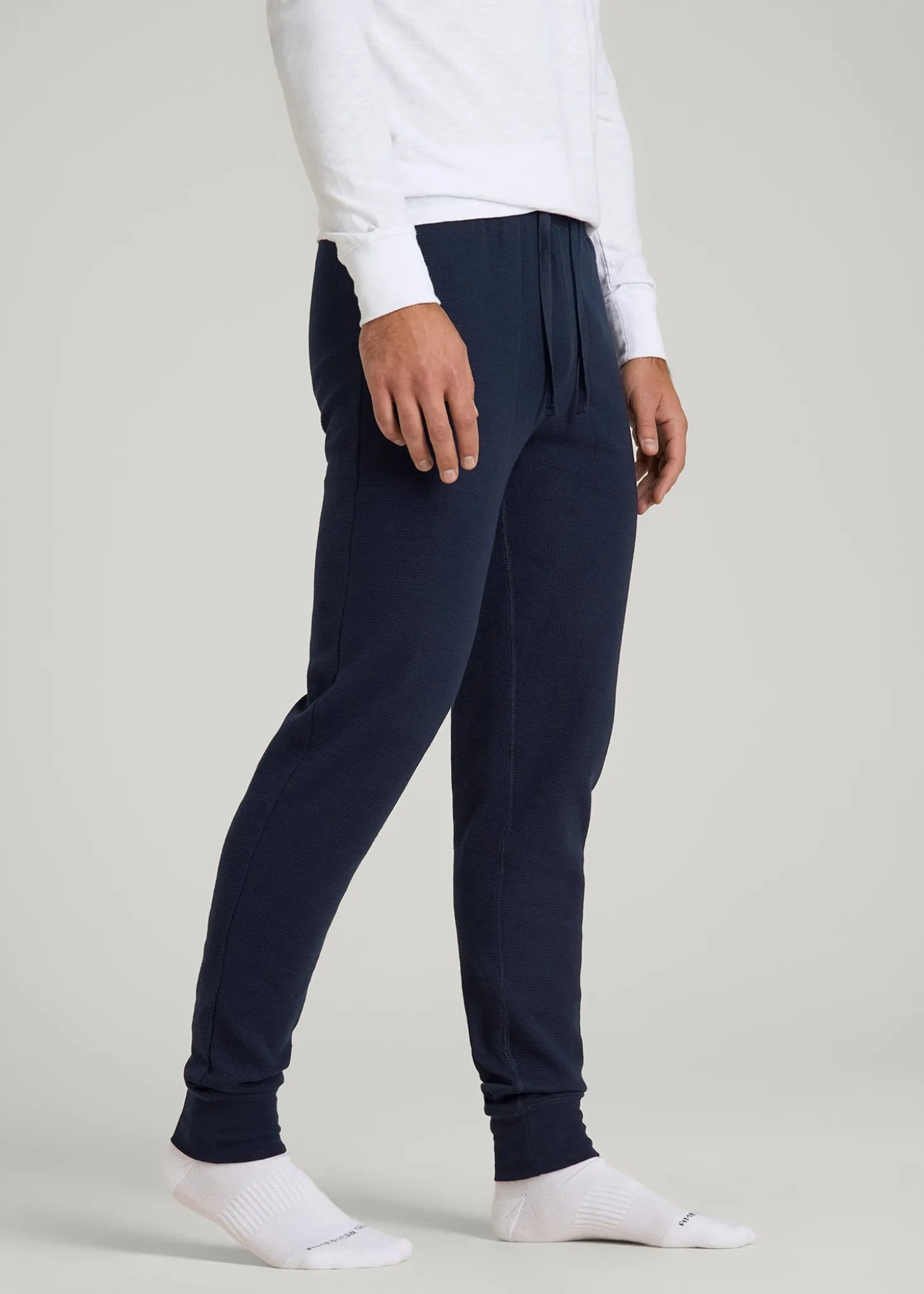 Waffle-Knit Lounge Jogger for Tall Men