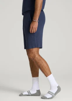 Waffle Lounge Shorts for Tall Men