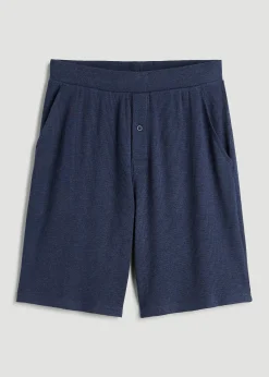 Waffle Lounge Shorts for Tall Men
