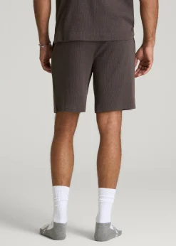 Waffle Lounge Shorts for Tall Men