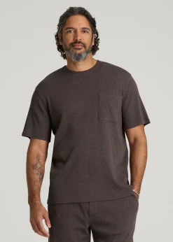 Waffle Lounge Top for Tall Men