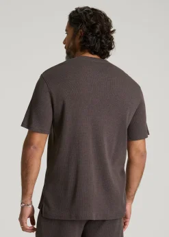 Waffle Lounge Top for Tall Men
