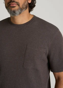 Waffle Lounge Top for Tall Men