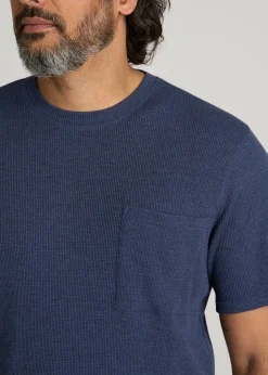 Waffle Lounge Top for Tall Men