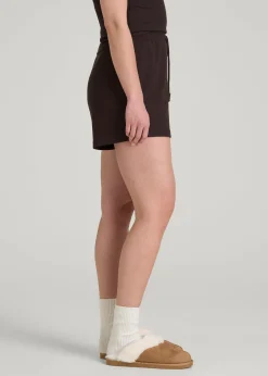 Waffle Sleep Shorts for Tall Women