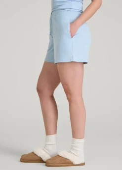 Waffle Sleep Shorts for Tall Women