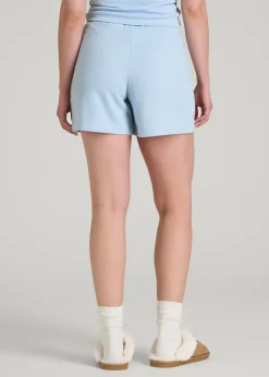 Waffle Sleep Shorts for Tall Women