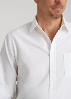 Washed Oxford Shirt for Tall Men