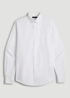 Washed Oxford Shirt for Tall Men