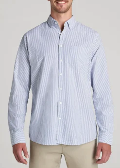Washed Oxford Shirt for Tall Men