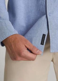 Washed Oxford Shirt for Tall Men