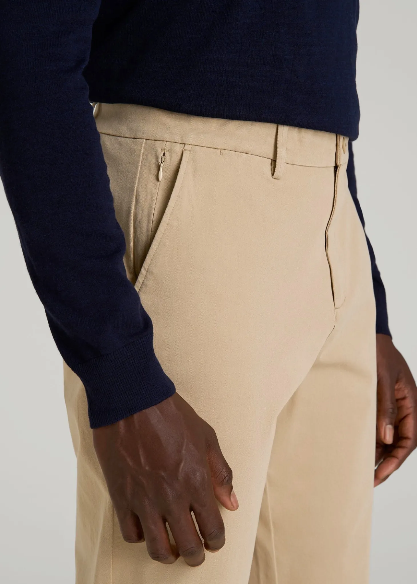 4 Way Stretch Commuter RELAXED Chino Pants for Tall Men