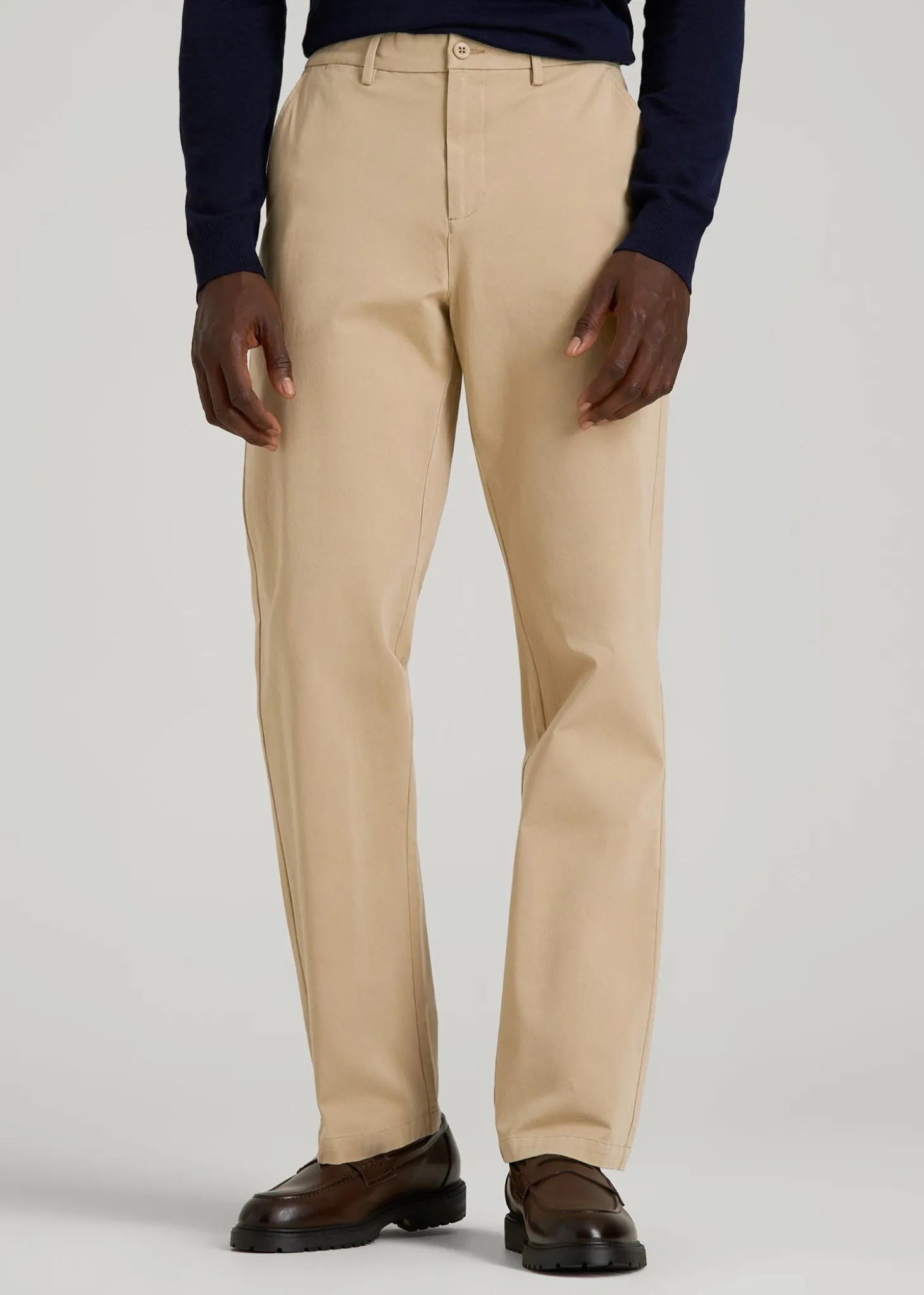 4 Way Stretch Commuter RELAXED Chino Pants for Tall Men