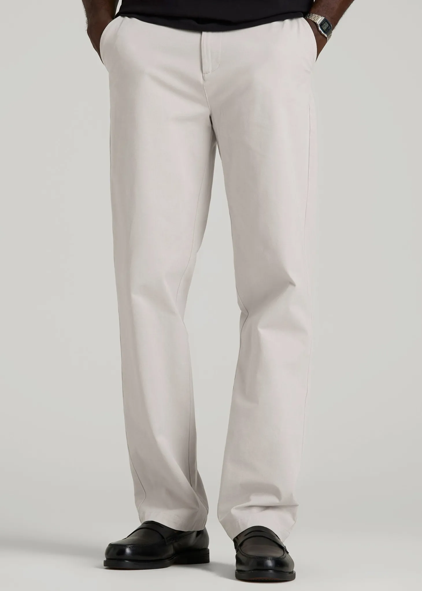 4 Way Stretch Commuter RELAXED Chino Pants for Tall Men