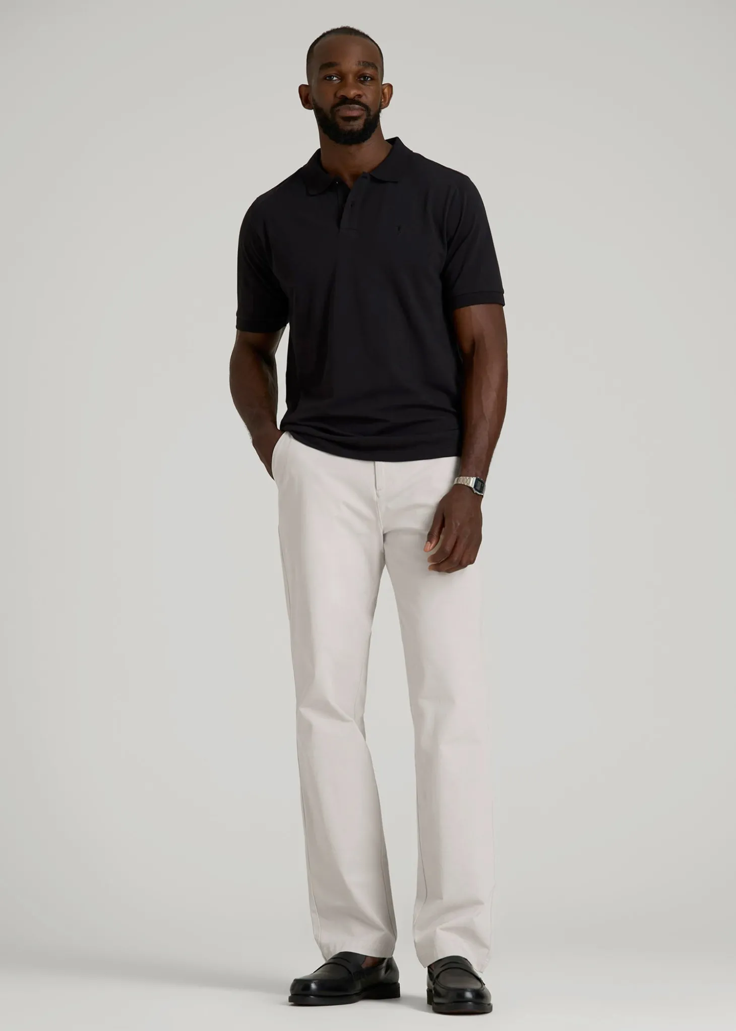 4 Way Stretch Commuter RELAXED Chino Pants for Tall Men