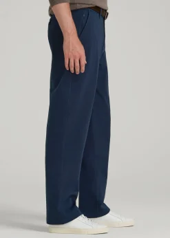 4 Way Stretch Commuter RELAXED Chino Pants for Tall Men