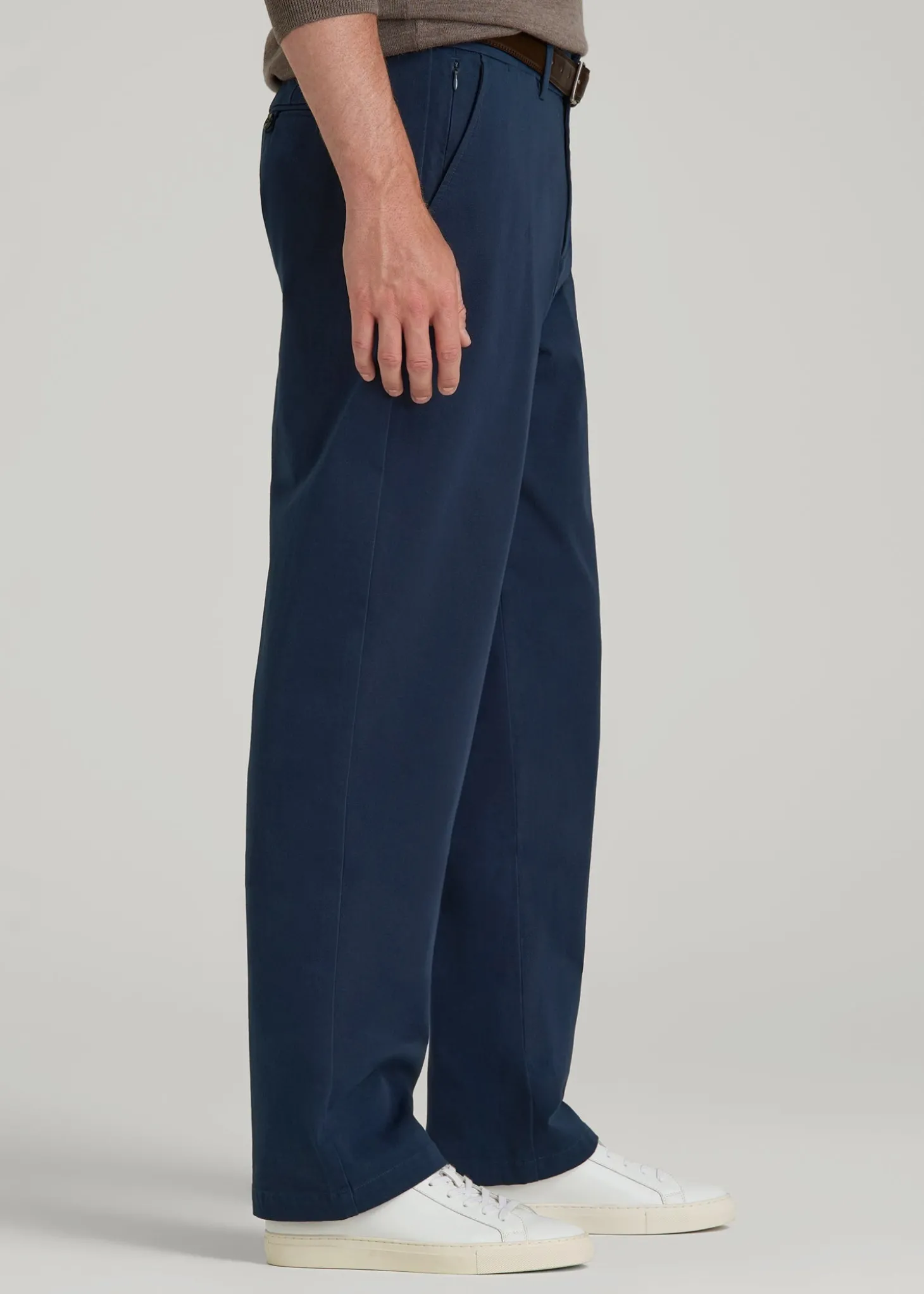 4 Way Stretch Commuter RELAXED Chino Pants for Tall Men