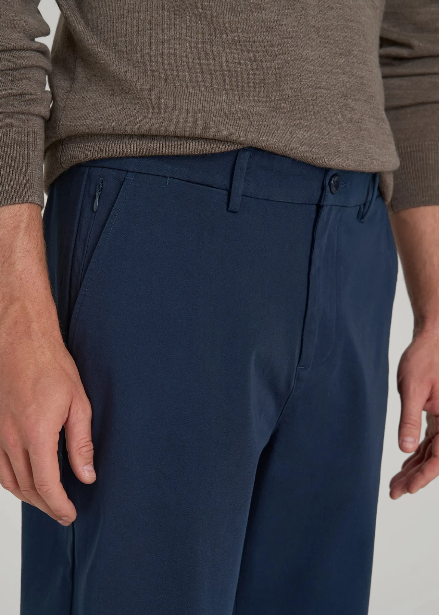 4 Way Stretch Commuter RELAXED Chino Pants for Tall Men