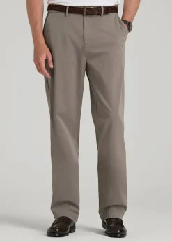 4 Way Stretch Commuter RELAXED Chino Pants for Tall Men