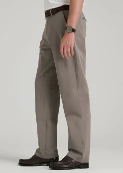 4 Way Stretch Commuter RELAXED Chino Pants for Tall Men